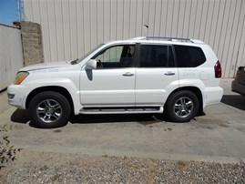 2008 LEXUS GX470 LUXURY EDITION WHITE 4.7 AT 4WD Z21434